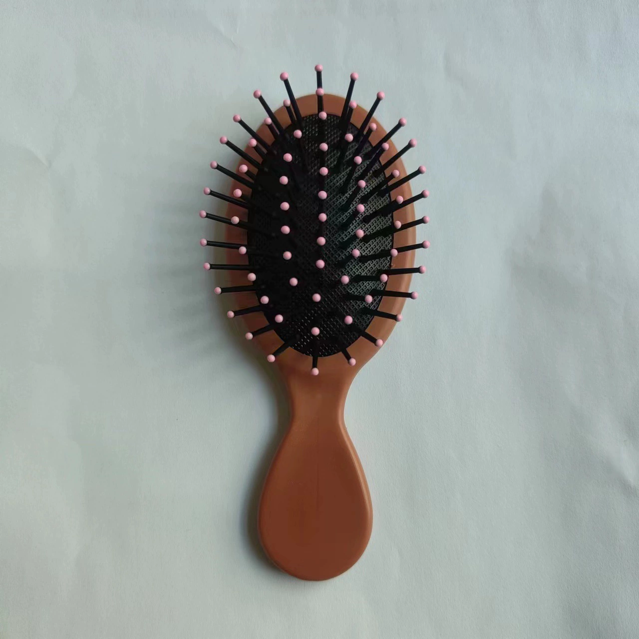 Handheld Scalp Massager Brush, Matte Finish, Soft Cushion, 14 cm Compact