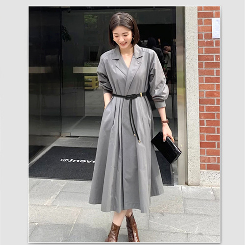 Women's Knit Belted Dress with Delicate Decoration, Fashionable and Versatile, with Sweater and Coat, Waist Cincher, Small Belt, Black Waist Decoration