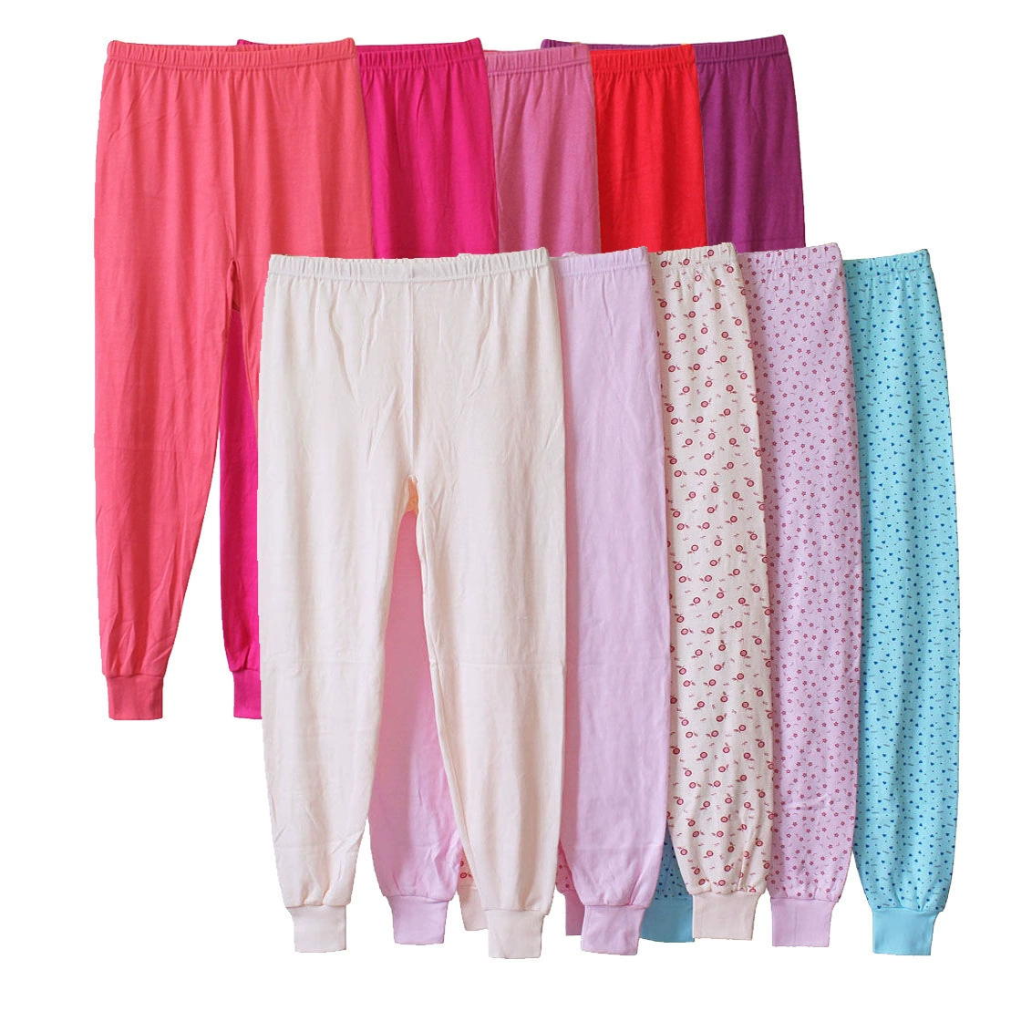 Прямые продажи женских лонгслив с принтом, хлопковые брюки, женские линейные брюки, теплые брюки, женские широкие эластичные Лонгсливы среднего возраста