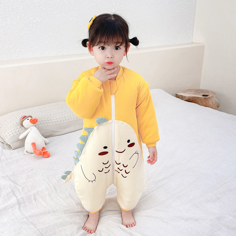 Dinosaurio amarillo engrosado mejorado manga desmontable