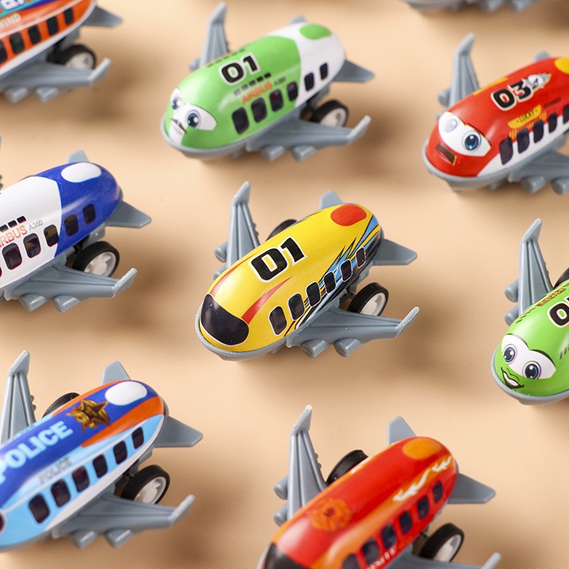 Amazon simulación de 5.2cm de retroceso pequeño avión juguete de inercia para niños mini avión de pasajeros de aleación temu image 2
