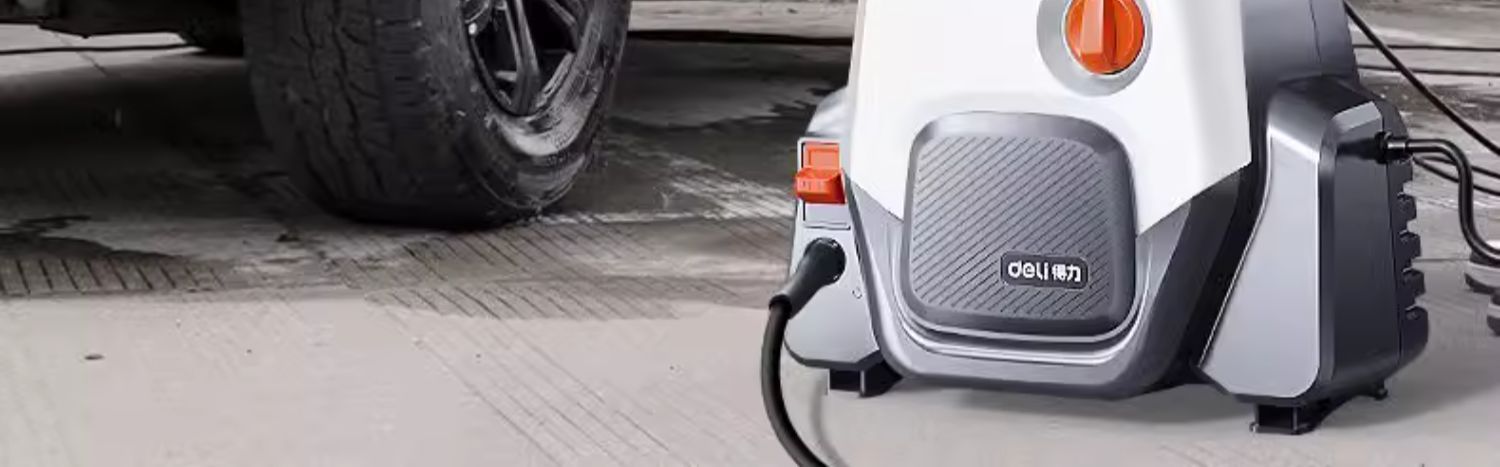 Powerful Car Washing Machine with High-Pressure Water Gun for Home Use, 220V Strong Booster Pump, New Model for Cleaning Floors and Cars