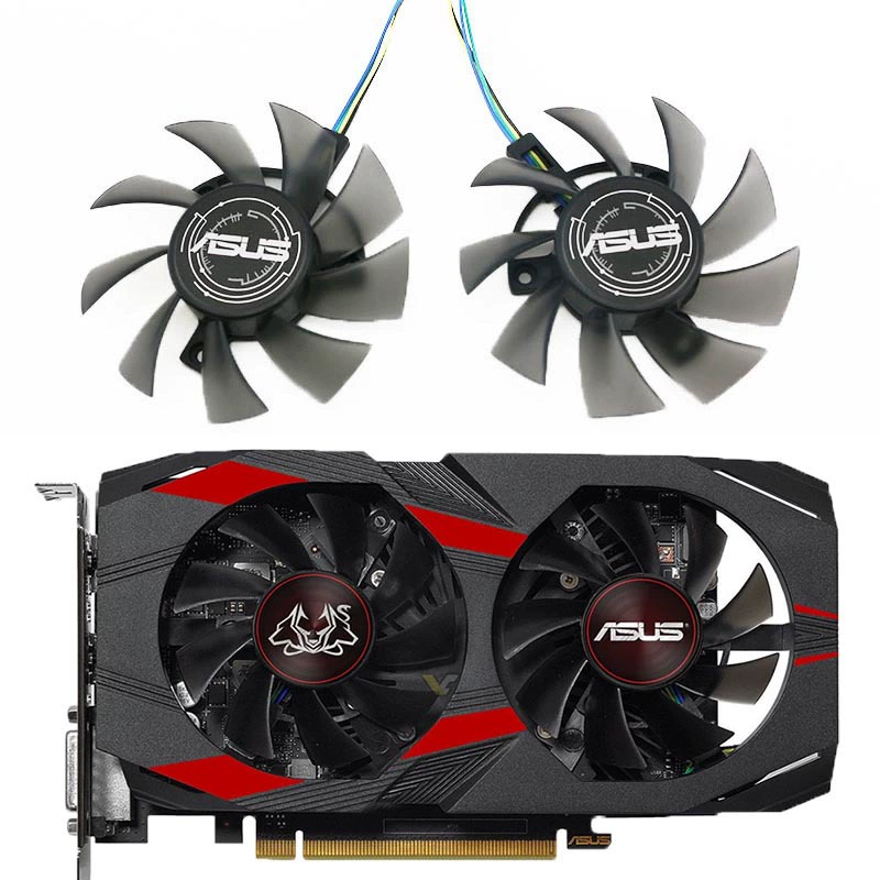 Вентилятор видеокарты FD80 для ASUS CERBERUS-GTX 1050/1050TI (серия Cerberus)