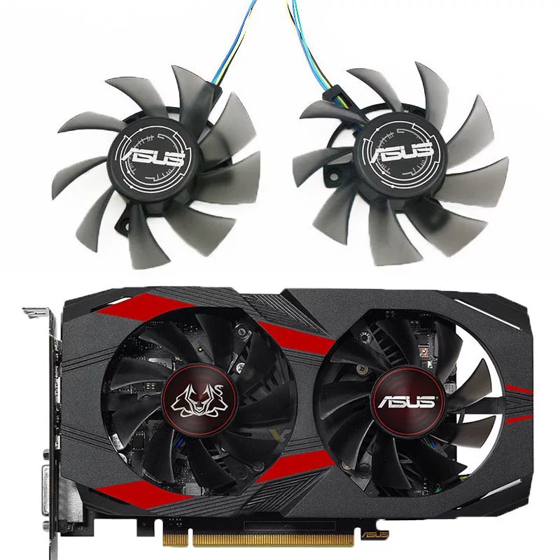 Вентилятор видеокарты FD80 для ASUS CERBERUS-GTX 1050/1050TI (серия Cerberus)