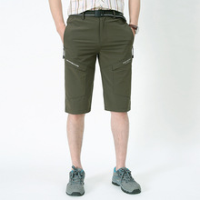 休闲短裤夏季直筒薄款宽松弹力户外运动潮流速干多口袋速干五分裤