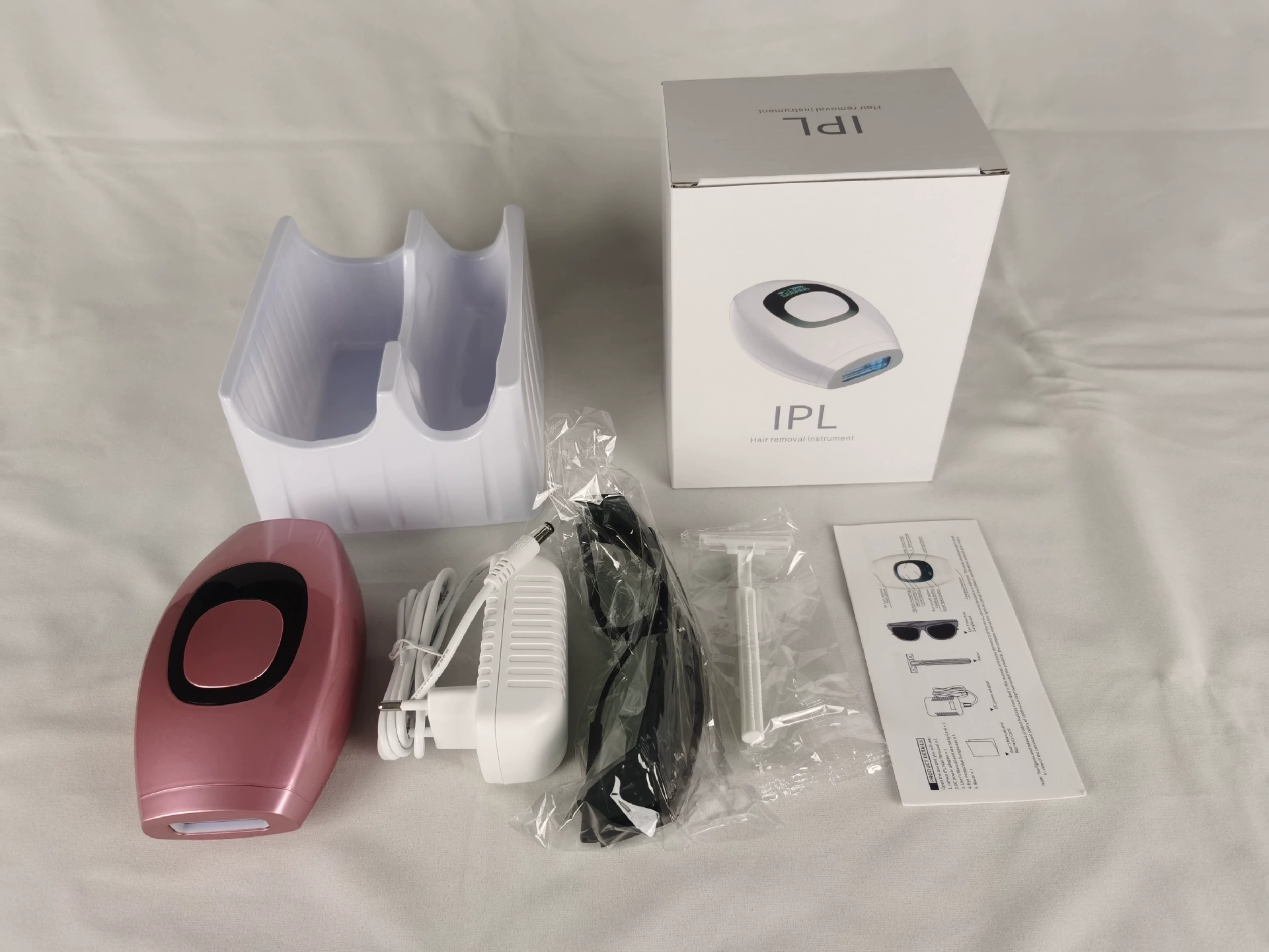IPL Hair Removal Device, 5M Flashes, 470–1100 nm, Portable Home Export Model