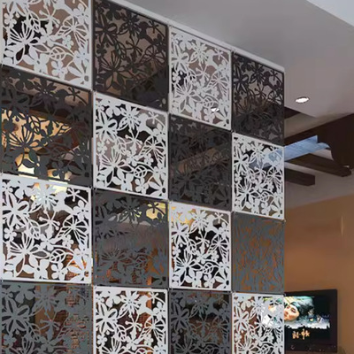 originality PP Simplicity Hanging type screen Carved hollow a living room simple and easy Hanging type screen partition Scrub P-001