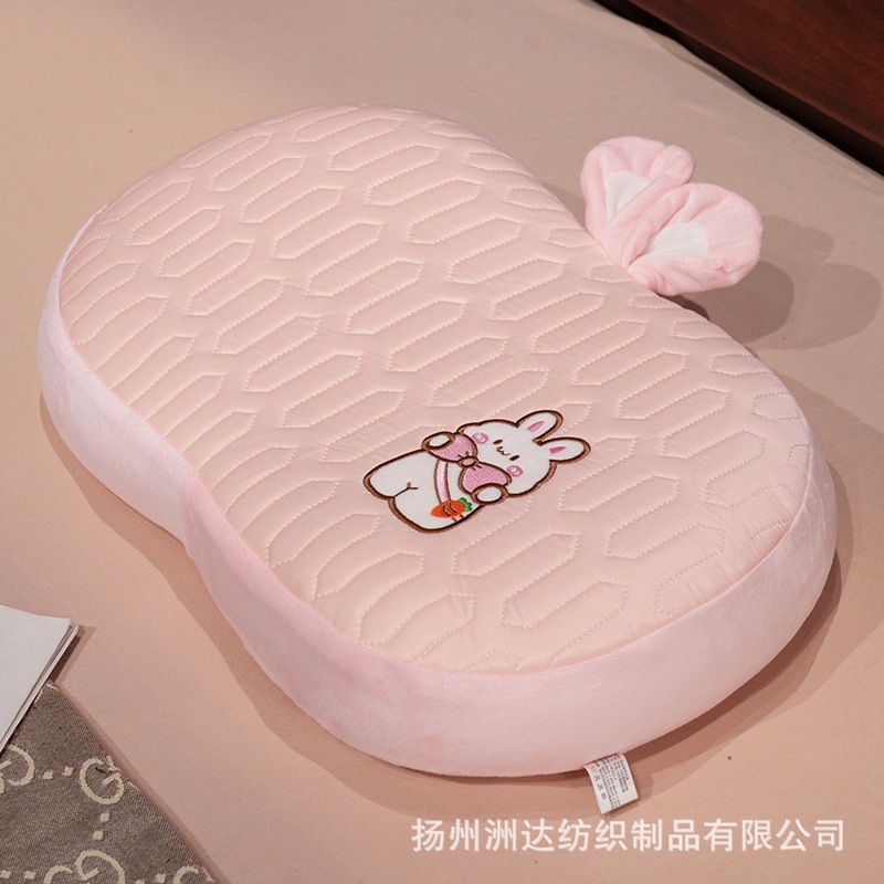 Almohada Lumbar de Espuma Viscoelástica y Seda de Hielo para Oficina