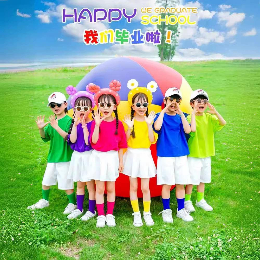 Детский костюм цвета конфеты для детского сада Принцесса юбка танцевальная одежда для учащихся начальной школы