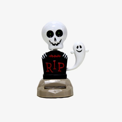 automatic shaking head car interior Car ornaments - skull-ghost