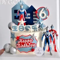 Galaxy Heroes Grade Cerro Tiga Zeta Belelia Ultraman мультфильм украшения для торта на день рождения