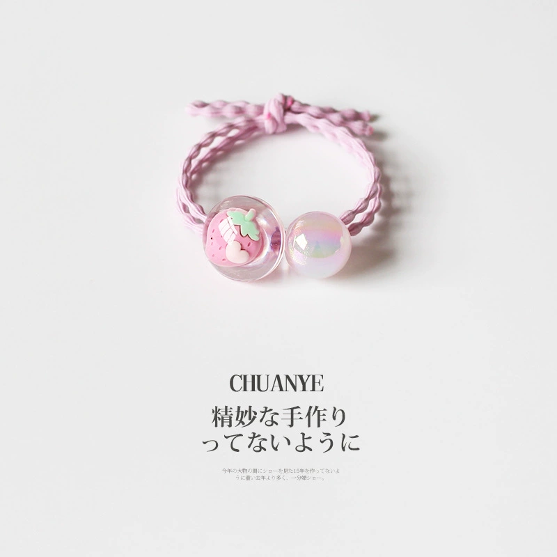 Fruit hair rope, cute hair accessory, internet celebrity, Japanese and Korean