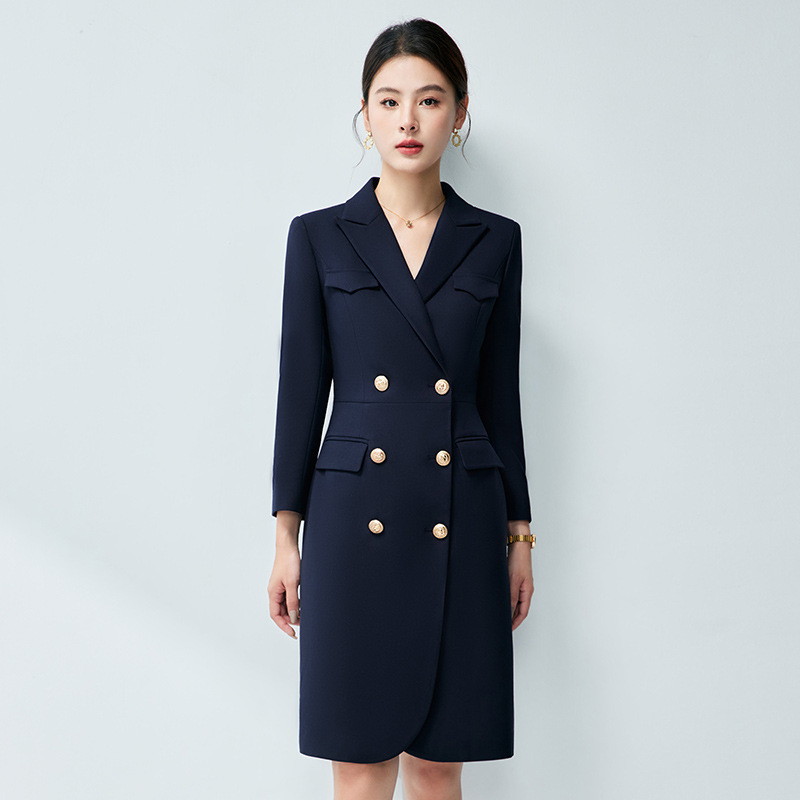 Formal Occasion Dress, Professional Women's Commuting Work Clothes, Feminine Autumn and Winter Suits, Elegant