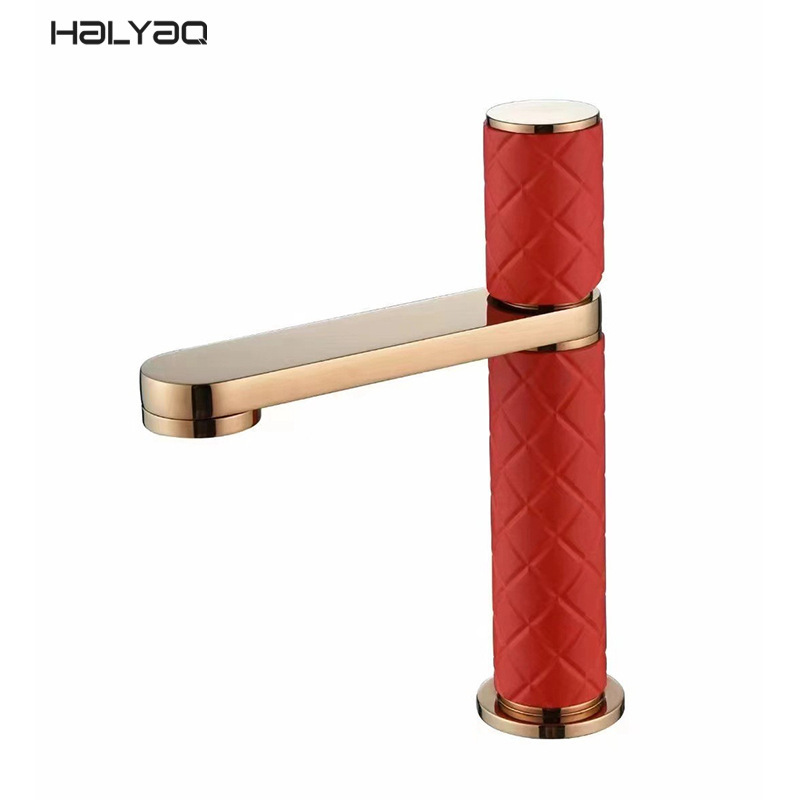 Sea Kiln 2024 New Style Distinctive Basin Faucet Luxury Bag Classic Leather Woven Outer Design