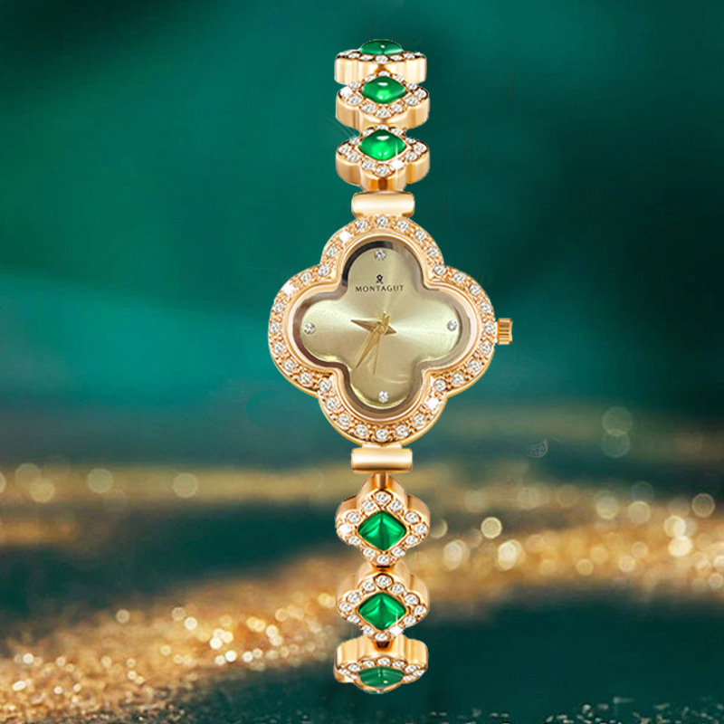 Montagut Four-Leaf Clover Bracelet Women's Watch
