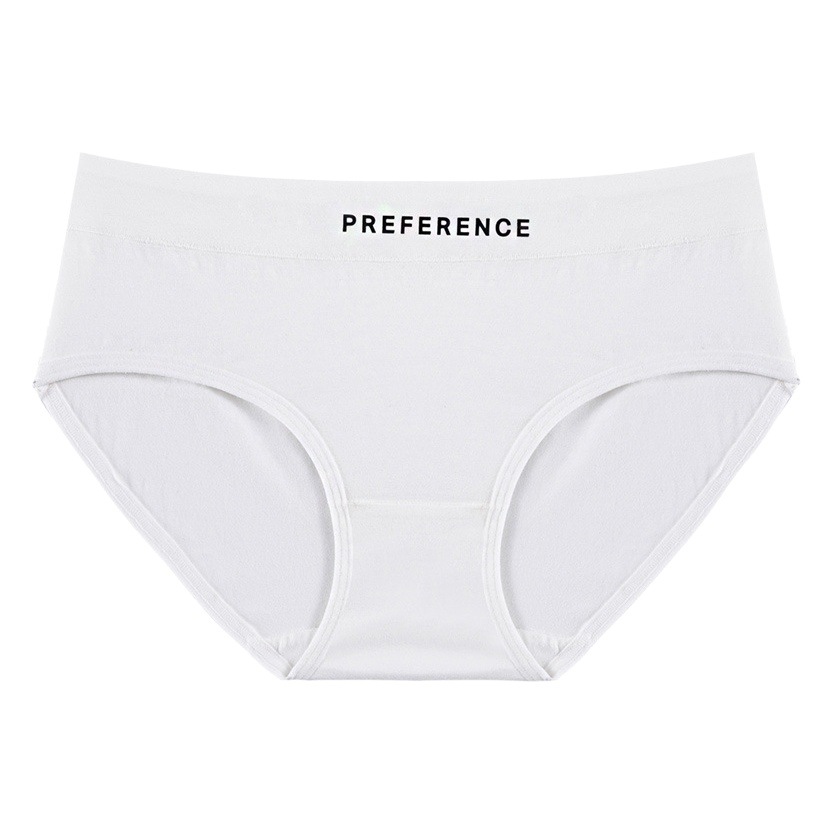 Ropa interior de algodón Mujer antibacteriano entrepierna chica más tamaño triángulo pantalones cortos cabeza cintura media algodón sin costuras Niñas Ropa interior deportiva