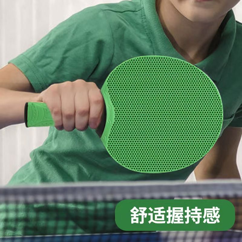 Table Tennis Racket Rubber Integrated Plastic Racket Durable for Beginners Competitive Competition Student Children Single and Double Racket Supply Chain