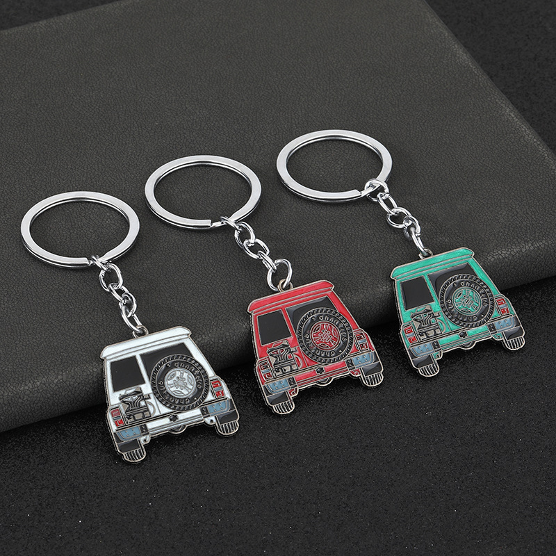 Car Culture Commemorative Gift Metal Enamel Key Chain Jeep Model Creative Pendant Ready for Delivery Car Culture Commemorative Gift Metal Enamel Key Chain Jeep Model Creative Pendant Ready for Delivery