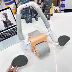 Abdominal Roller Automatic Recoil Abdominal Crunch Exercise Abdominal Muscle Gadget Men and Women Home Use Elbow Support Roller Fitness Equipment