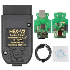 Многоязычный HEX V2 VCDS V25.3 24,7 ATMEGA162 Автомобильный диагностический инструмент Volkswagen/Audi