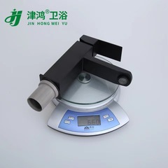 Manufacturer wholesale 304 stainless steel black four-way basin hot and cold faucet household bathroom bathroom cabinet faucet