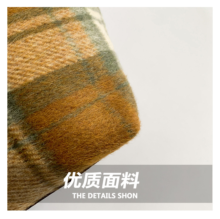 Fashionable woolen trendy striped deer bag for women, new autumn 2024 collection, chain niche single-shoulder crossbody bag undefined