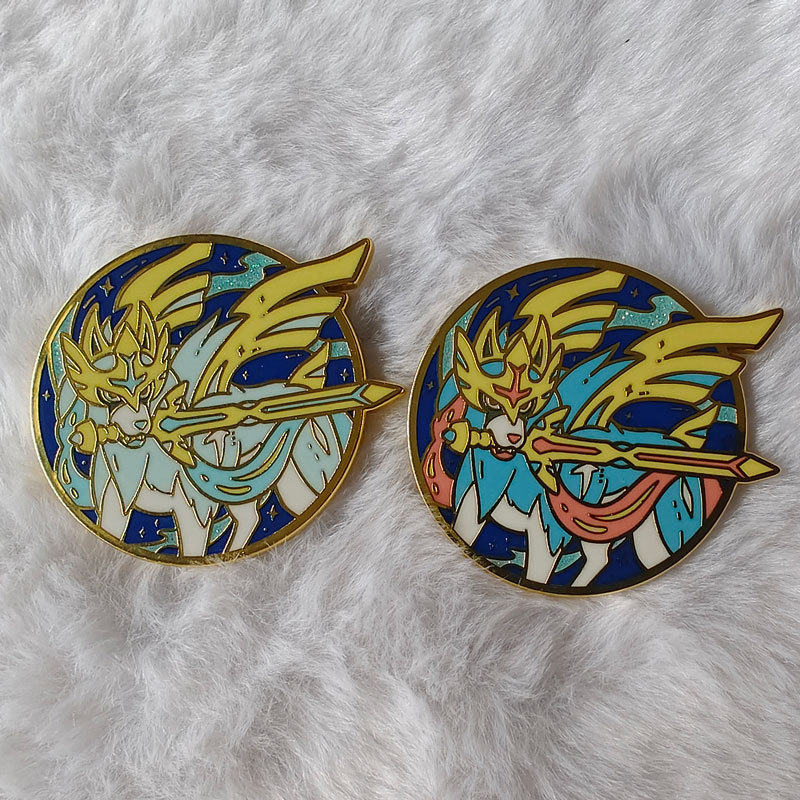 Pokémon Brooch, Pet Elf, Alien World Monster Elf, Metal Backpack Enamel Pin Decorative Badge
