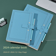 2024 Weekly Planner, Annual Calendar, A4 Schedule Notebook, A5 Daily Planner Notebook