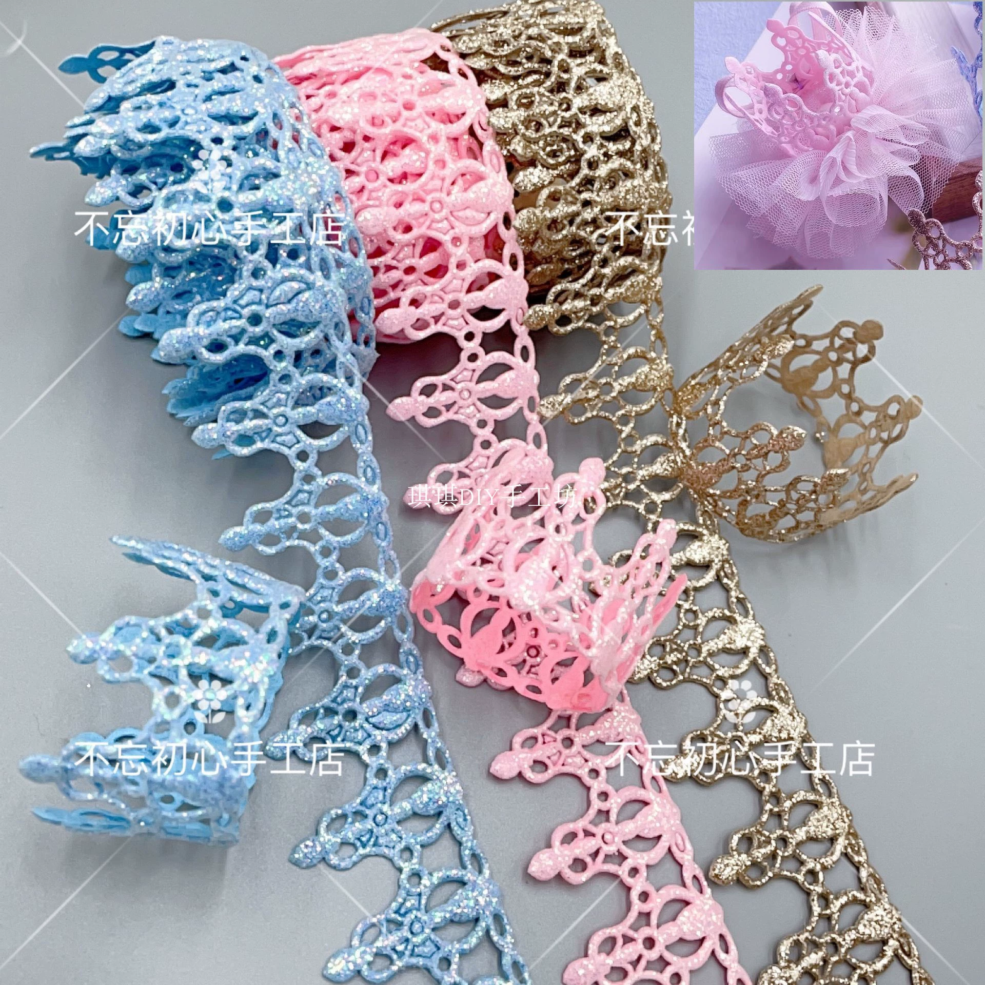 3,2 см блестящая ткань, вырезанная ткань с бантом принцессы ручной работы для девочек, аксессуары для волос, материал, ювелирные аксессуары