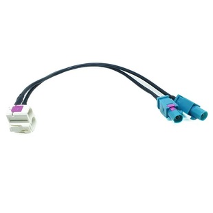 For Volkswagen RNS RCD 510 310 315 Skoda dual Fakra antenna car twin antenna