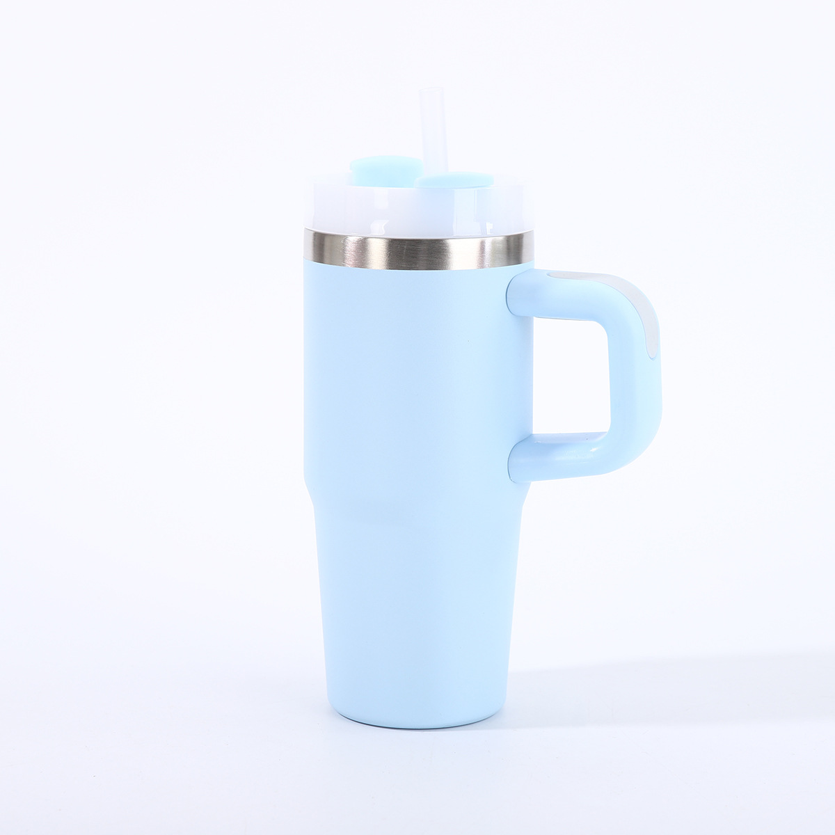 Transfronterizo simple taza de automóvil de 14oz 304 taza de aislamiento al vacío de acero inoxidable taza de automóvil portátil al aire libre taza de automóvil