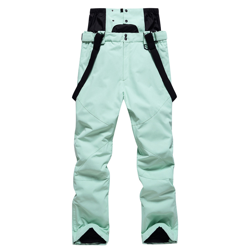 Pantalones de esquí para hombres y mujeres, talla grande, cálidos, de una sola tabla, de doble tabla, impermeables, a prueba de viento_voghion.com
