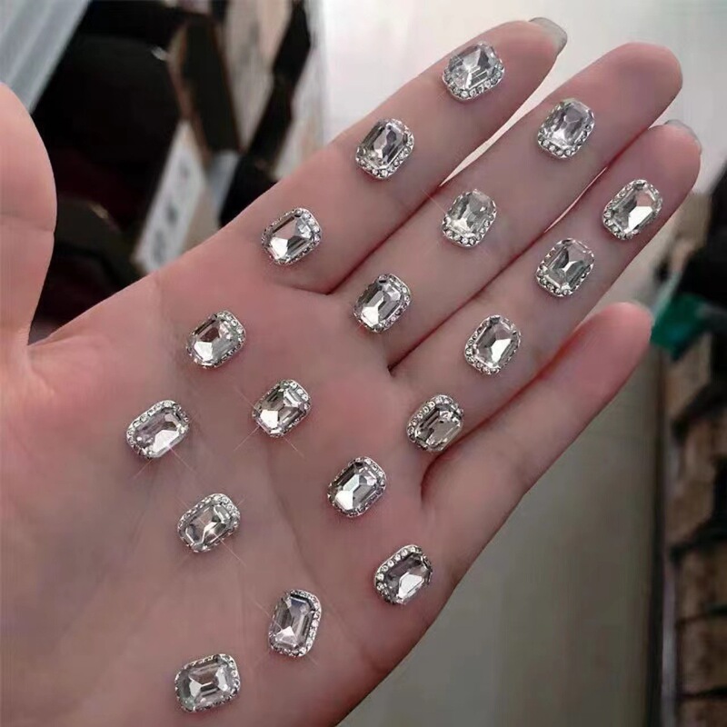 New Internet Celebrant Nail Art Diamond Jewelry Alloy Rhinestone Luxury Super Flash Diamond Nail Large Diamond Three-dimensional Rhinestone New Internet Celebrant Nail Art Diamond Jewelry Alloy Rhinestone Luxury Super Flash Diamond Nail Large Diamond Three-dimensional Rhinestone