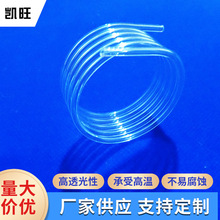厂家供应透明石英管石英玻璃管石英螺旋管异形石英管透明石英管