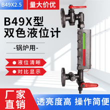 锅炉双色水位计透反射式双色水位计B49X-2.5双色液位计双色水位表