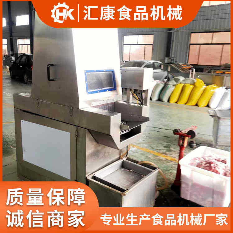 供应烤鸡烤鸭腌制设备-链板肉类注眼机-淀粉盐水注射机汇康制造