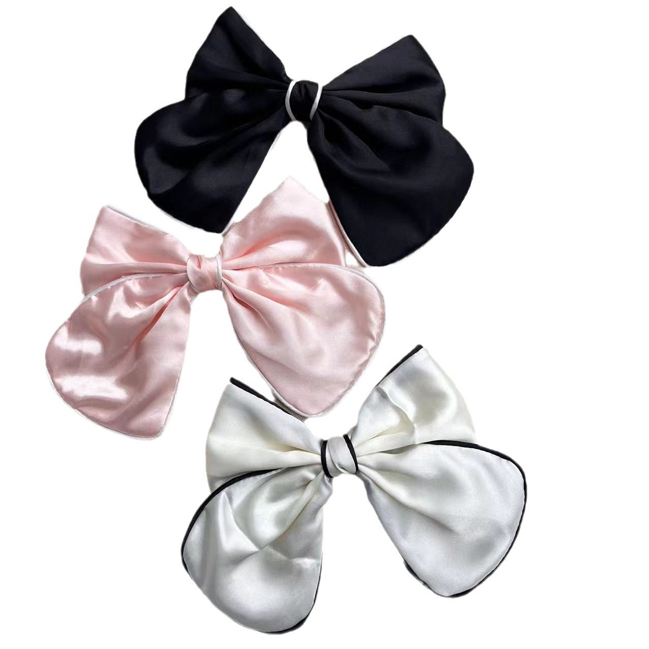 英伦范女生简约蝴蝶结飘带鞋扣辅料手工花韩国风格日系布艺鞋服配