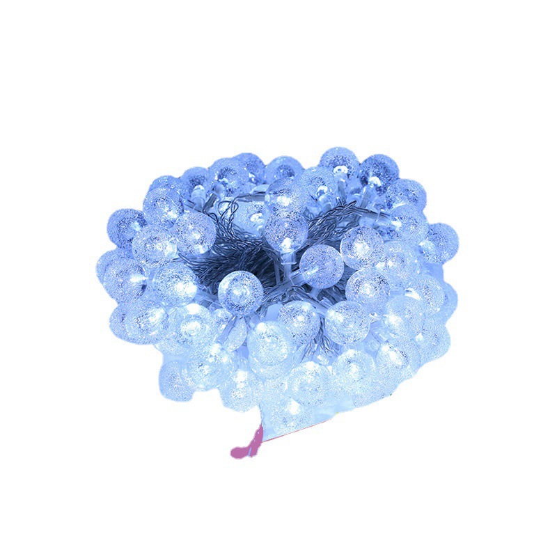 Nueva música controlada por voz Cadena de luz de inducción caja de la batería de alambre de cobre intermitente Cadena de luz USB con control remoto 8 modo LED Cadena de luz de color