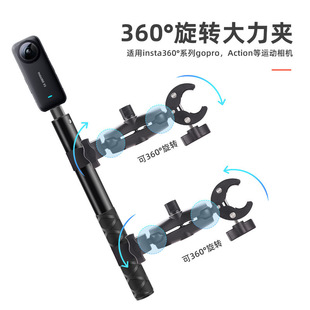 �m��Gopro����܇Ħ��܇�̶���֧��360�����D�Ĕz�����A���L��֧��