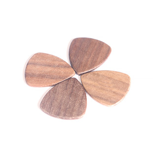 Solid Wood Black Walnut Guitar Pick Music Pick Wooden Craft Pick Gift Small Wood Pick Pick Wooden