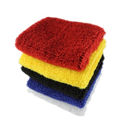 Manufacturer Supplies Towel Wristbands, Headscarves, Sweat-Absorbent Basketball and Badminton Sports Protective Gear, Cotton and Polyester Wristbands and Headscarves