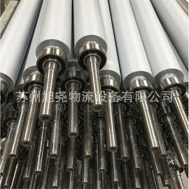 辊筒机加工定制辊筒头尾张紧辊筒	不锈钢托辊镀锌抛光 无动力滚筒