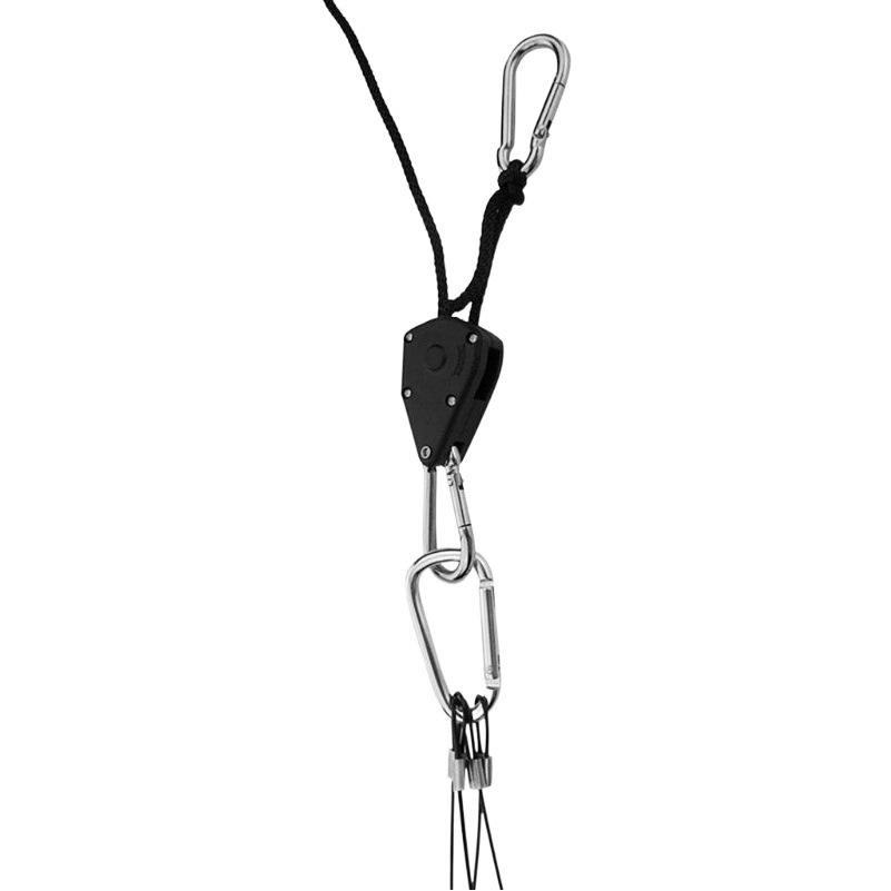 Lifting rope rope tightener tent elastic rope camping metal pulley tent rope canopy extension windproof rope