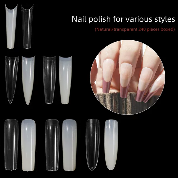 New Product Extension A Patch 240 Boxed French Full Patch Half Patch Extension A False Nail Patch A Finished Product