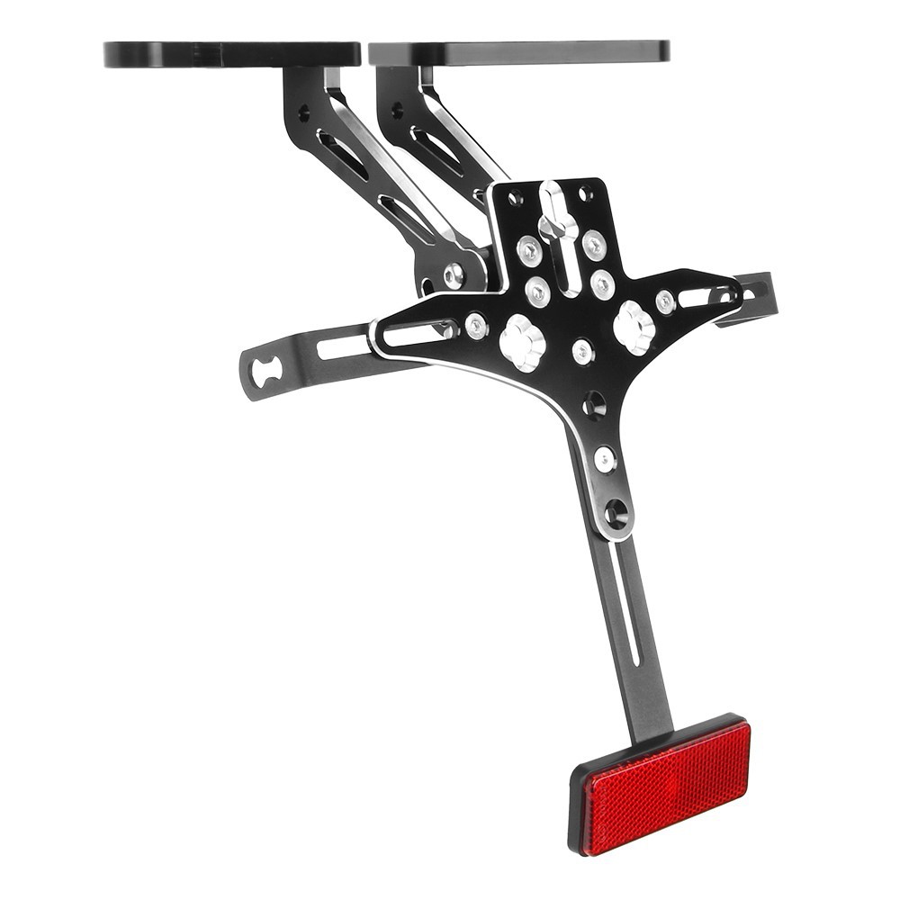 Suitable for Yamaha TMAX530 12-19 modified license plate frame with LED light license plate frame