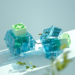 Kailh Kaihua BOX Zhixia クリスピーエーテル段落ホットスワップ可能なカスタマイズされたメカニカルキーボード緑軸 5Pin フィート