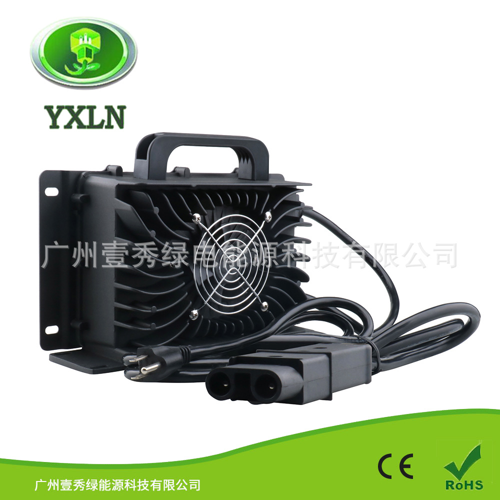 1200W IP67防水等级 36V 25A 雅马哈头高尔夫球车电池 车载充电器