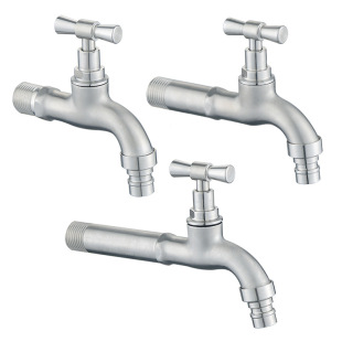 304 stainless steel old-fashioned slow-open outdoor faucet outdoor tap water washing machine sink faucet 4 points household
