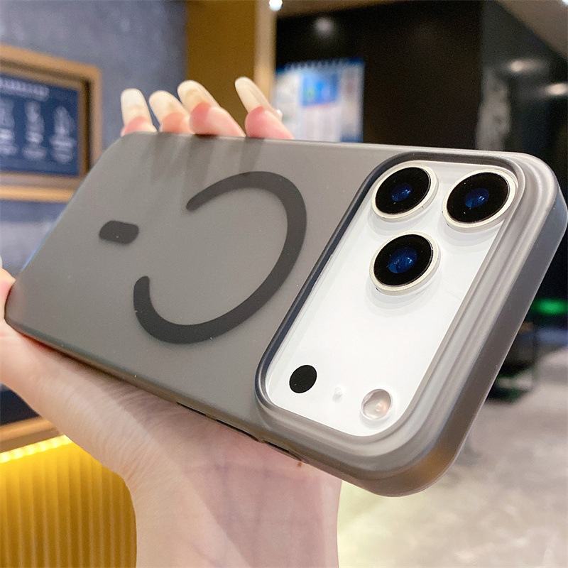 Funda magnética mate ultrafina para PC, efecto niebla helada, compatible con iPhone 17, 16, 15 y 13 Pro Max premium.