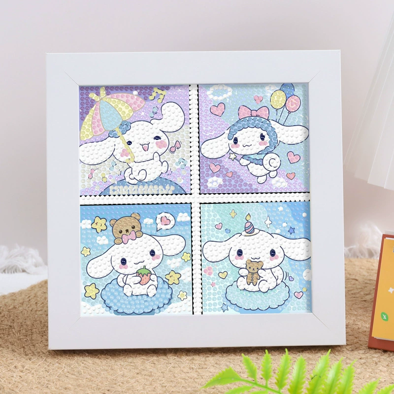 Набор для алмазной вышивки (Sanrio) Пикачу в раме, 17×17 см, комплект для полного стежка DIY